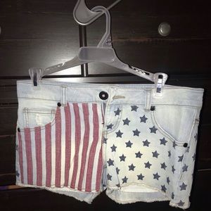 American Flag Shorts